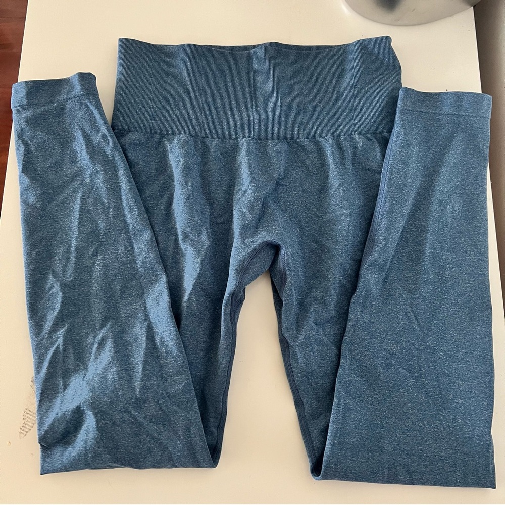 NVGTN Slate Blue NV Seamless Leggings